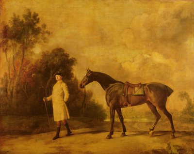 Assheton, primer vizconde Curzon, y su yegua María de George Stubbs